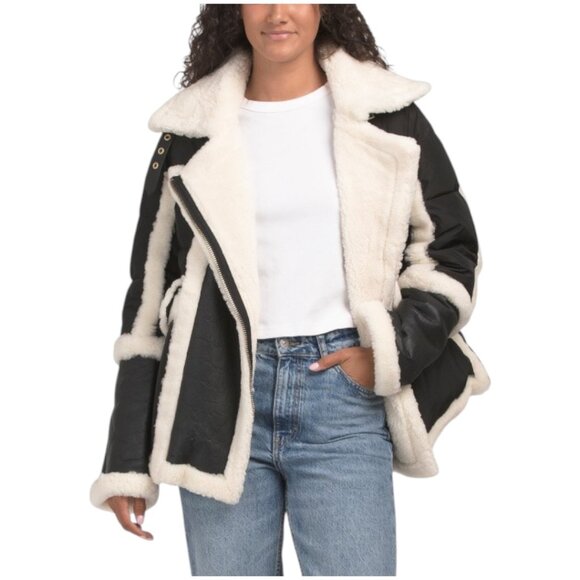 NICOLE BENISTI Garnier Shearling Jacket - Picture 1 of 2